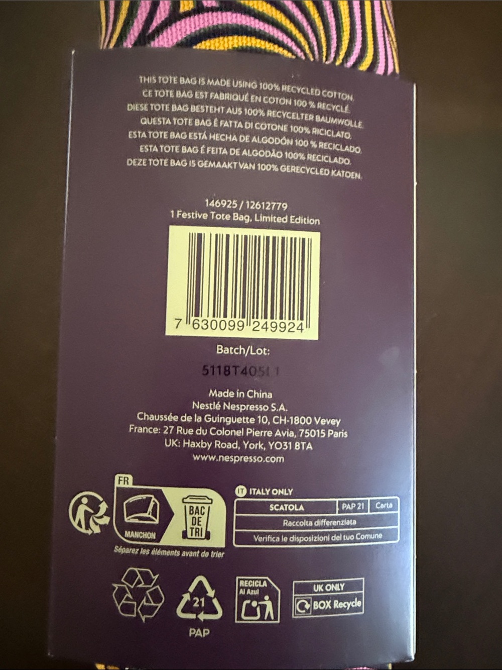 Nespresso 7 Vertuo Capsules and NEW Tote bag!! - Picture 3 of 13